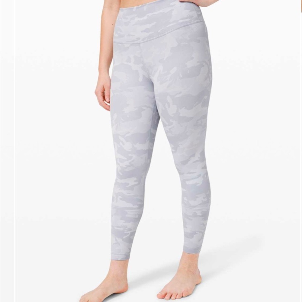 LululemonWunder Under High-Rise Tight*Luxtreme Incognito Camo Jacqu Alpine White - Picture 2 of 6